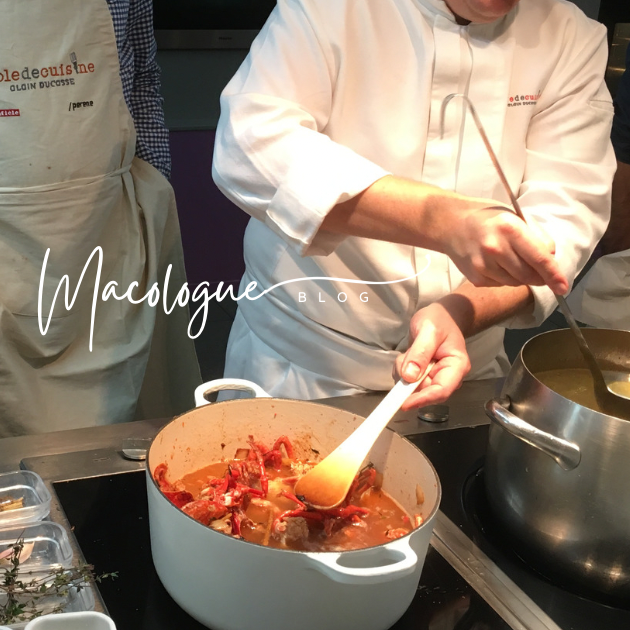 Pics-École de Cuisine Alain Ducasse-lesson-レッスン中